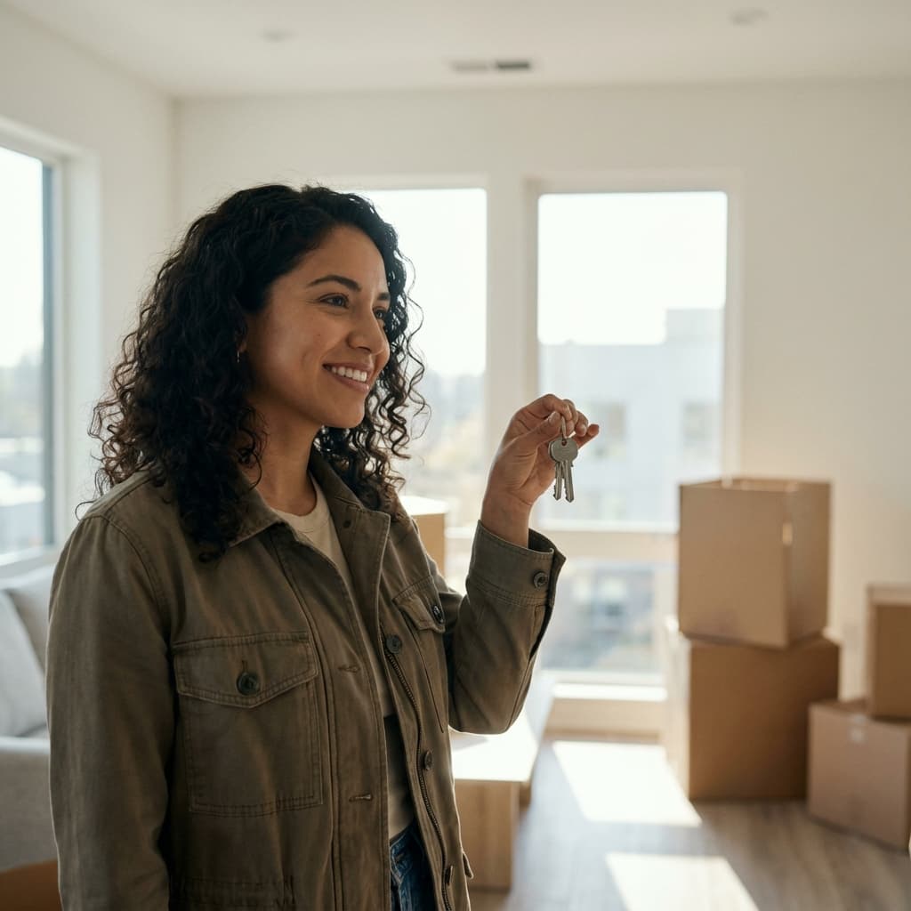 Sofia en su nueva casa